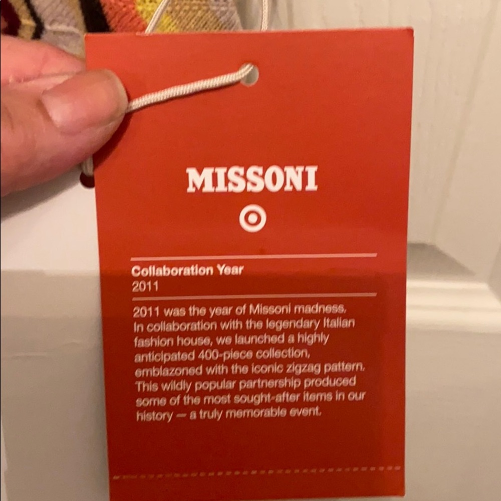 NWT; Missoni for Target zig zag chevron dress - Picture 15 of 15